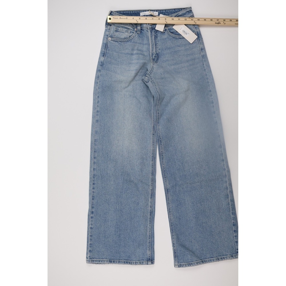 Altar'd State Jeans Wide Leg 26 Light Blue Denim Casual - Picture 3 of 8